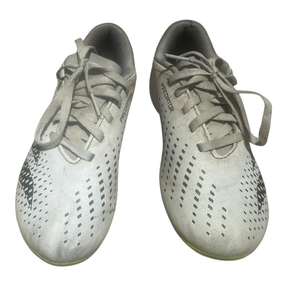 Adidas Predator Youth Soccer FG Cleats - White & Black - Picture 3 of 11